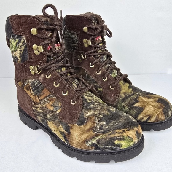 BRAHMA Camo Thinsulate Ultra Insulated 400 Gram Hunting Boots Men's Size 8.5 - Picture 1 of 13